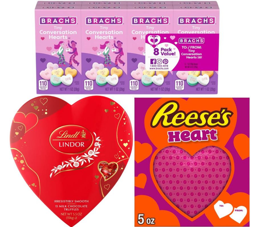 valentines boxed chocolates and candies