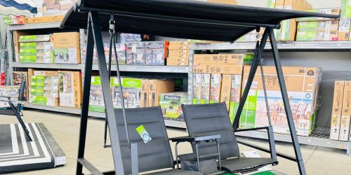 Walmart Porch Swing with Canopy & Cupholders Only $199 Shipped on Walmart.online