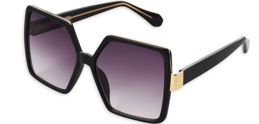 black and gold sunglasses