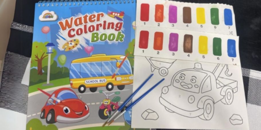 Kids Water Coloring Books Only $4.97 on Amazon (Reg. $10 )