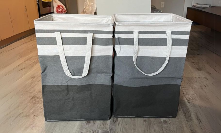 Collapsible Laundry Basket 2-Pack Just $9.99 on Amazon (Only $4.99 Each)