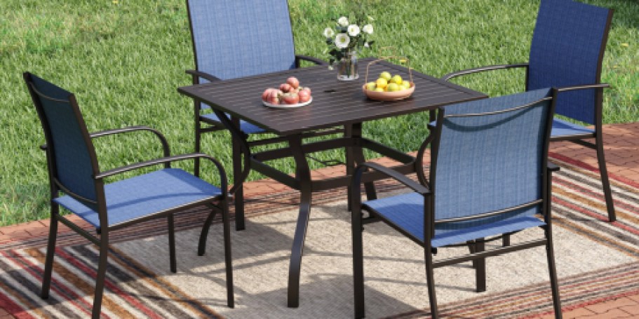 Lowe’s Patio Furniture Sale | 5-Piece Dining Set Just $323.49 Shipped (Reg. $1,119)