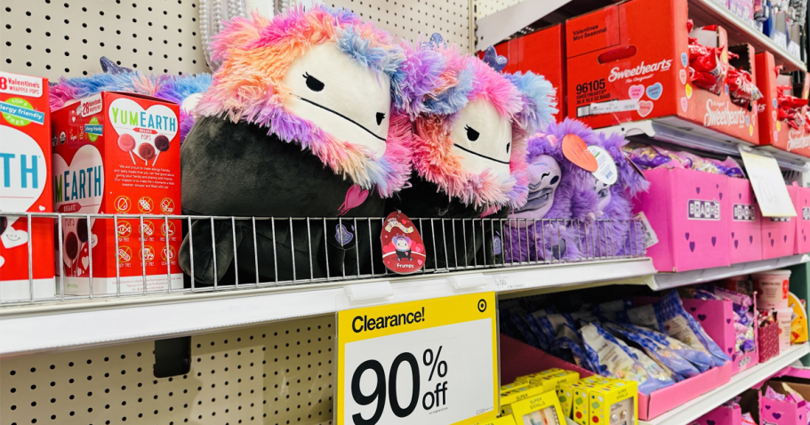 Possible 90% Off Target Valentine’s Day Clearance | $1.49 Squishmallow & More!