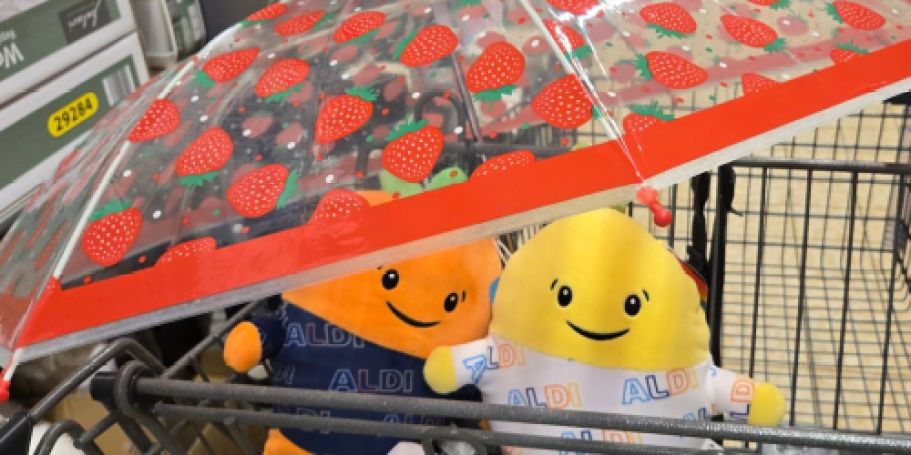 Top ALDI Weekly Finds: $6.99 Adorable Produce Plush + $4.99 Kids Umbrellas