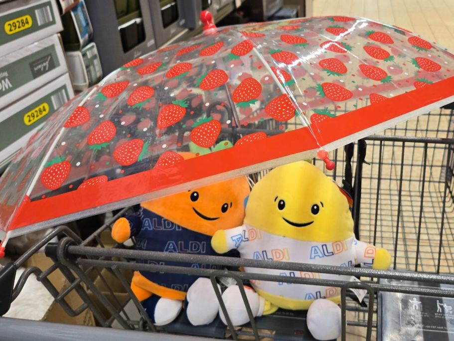 Top ALDI Weekly Finds: $6.99 Adorable Produce Plush + $4.99 Kids Umbrellas