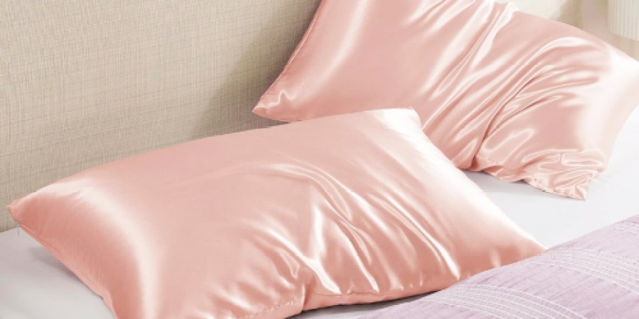 *HOT* Satin Pillowcase 2-Pack Only $4.99 on Amazon (Lots of Color Choices!)