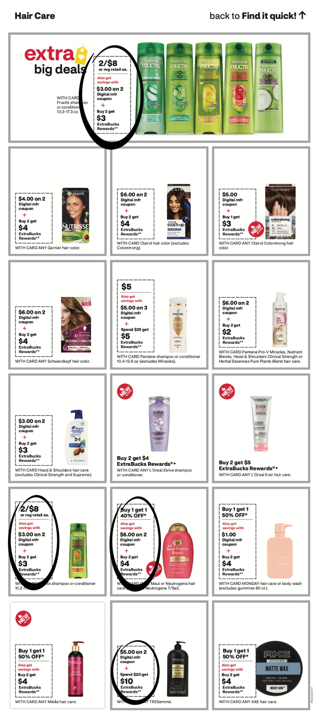 page from CVS ad