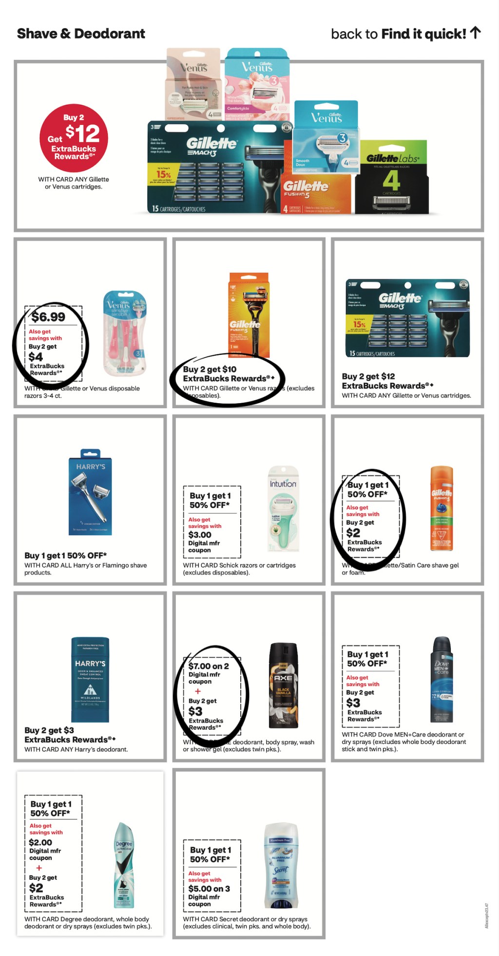 page from CVS ad