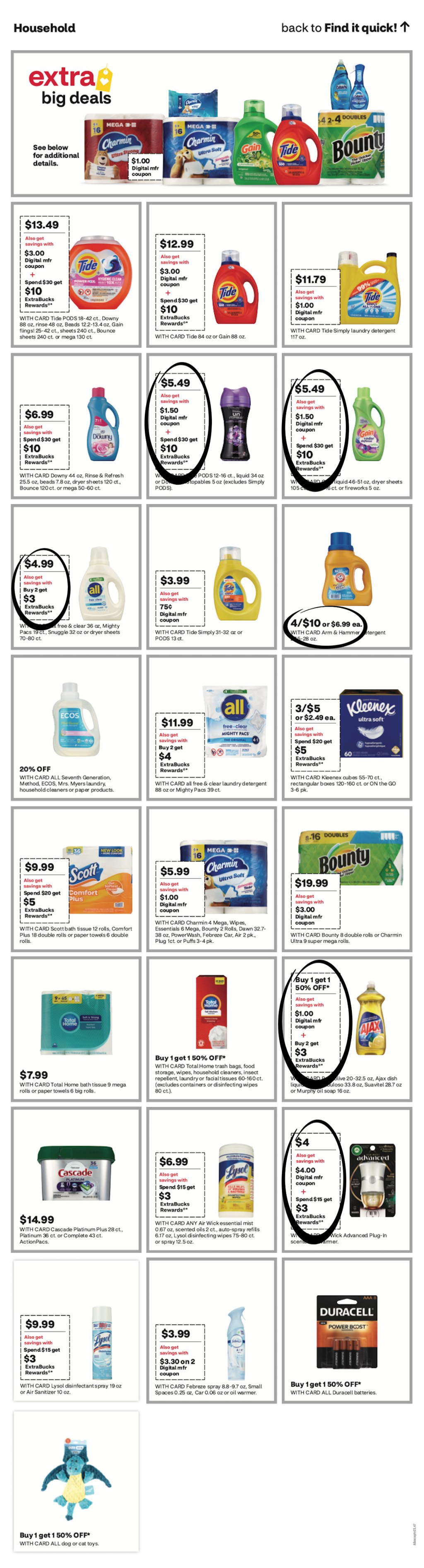 page from CVS ad