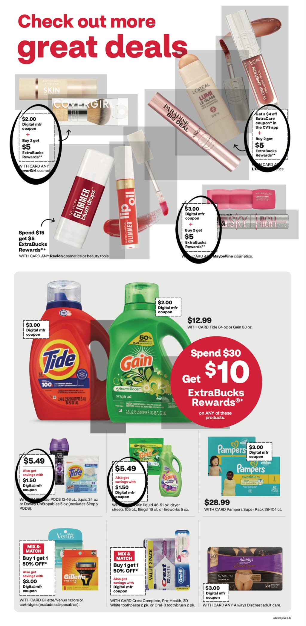 page from CVS ad