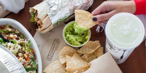 FREE Chipotle Guac AND Queso with ANY Entree Purchase – Today Only!