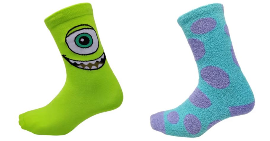 CrocsSocks Kids' Monsters Inc. Mike and sulley Socks stock images