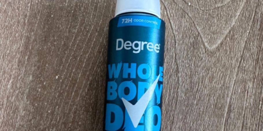 Degree Whole Body Deodorant Spray Only $4.52 Shipped on Amazon (Reg. $9)