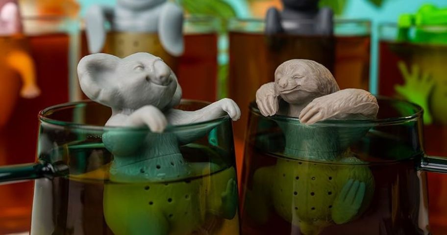 Fred Tea infusers shaped like a koala & Sloth