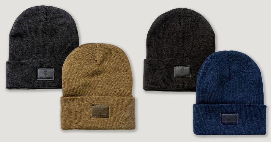 Free Country Men's Knit Beanie 2-Pack stock images