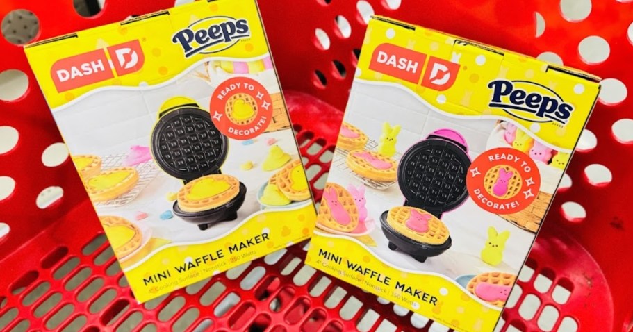 Dash x Peeps Mini Waffle Makers Just $9.99 on Amazon (Reg. $15)