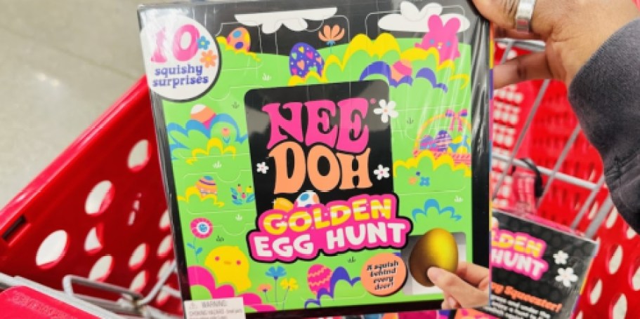 GO! Nee Doh Golden Egg Hunt JUST $9.99 at Target (onlinees w/ 10 Squishy Surprises!)