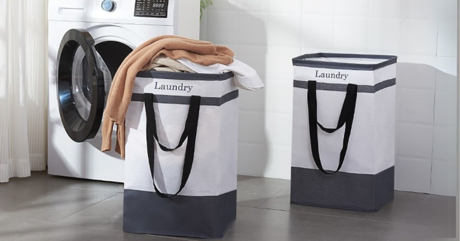 Collapsible Laundry Basket 2-Pack Just $9.99 on Amazon (Regularly $22)