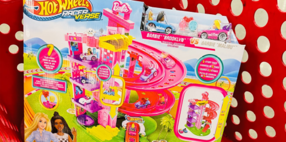 Hot Wheels RacerVerse Barbie Playset Just $27.99 on Target.online