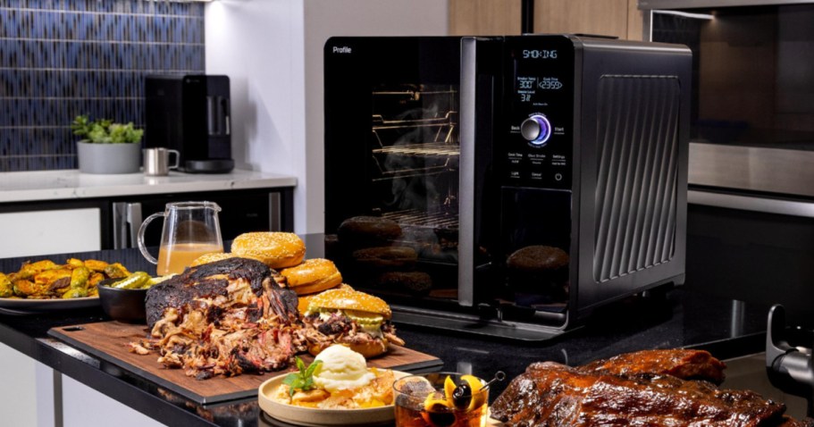 GE Profile Smart Indoor Wood Pellet Smoker $499 Delivered (Reg. $999) | Smoke Meat Inside!