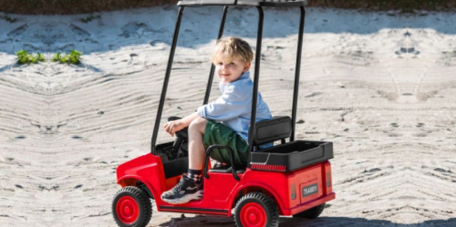 Kids Electric Ride-On Golf Cart JUST $99.99 Shipped on Walmart.online (Sold Out)