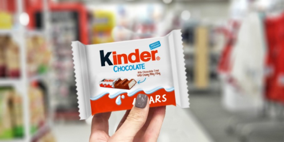 Better Than FREE Kinder Chocolate Bar After Walmart Cash