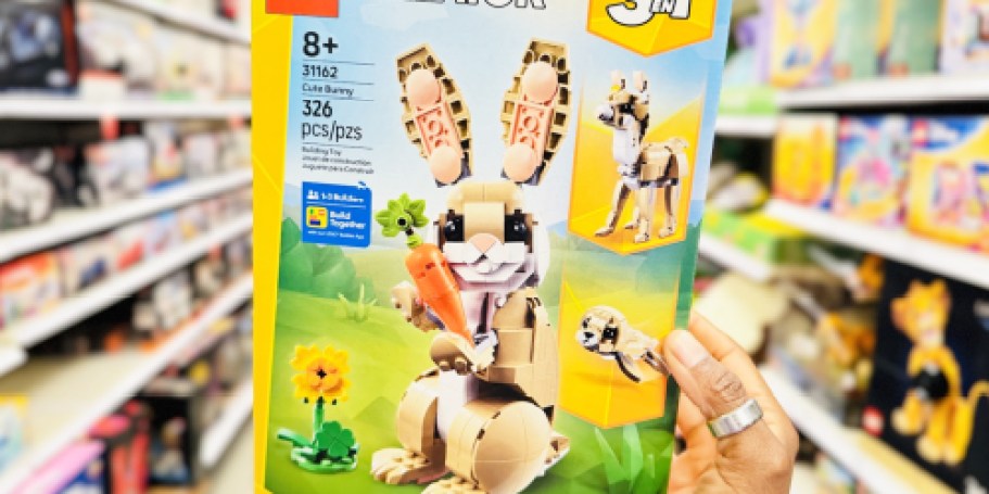 LEGO 3-in-1 Easter Bunny Set Only $17.95 After Walmart Cash + More