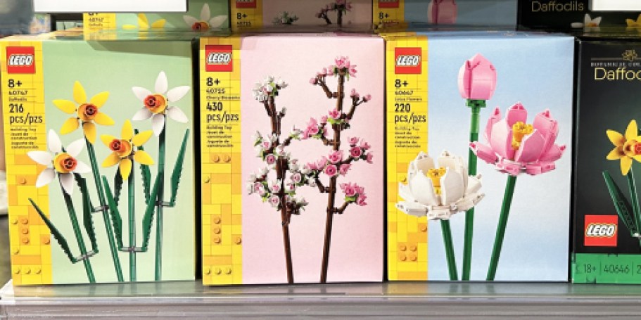 *RARE* Up to 50% Off LEGO Flower Sets – Prices from $7