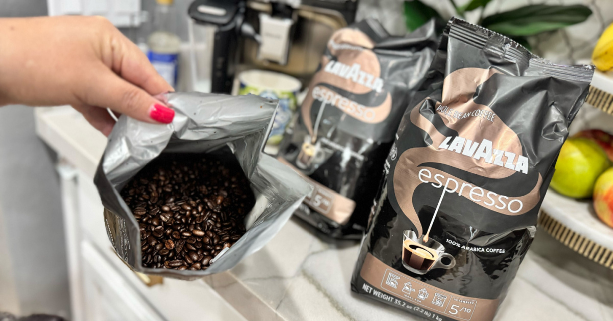 Lavazza Espresso Whole Bean Coffee 2lb Bag Only $11 Shipped on Amazon & More