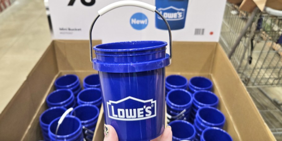 FREE Mini Bucket & Puppy Plush for Lowe’s Rewards Members (Reserve Yours Now)