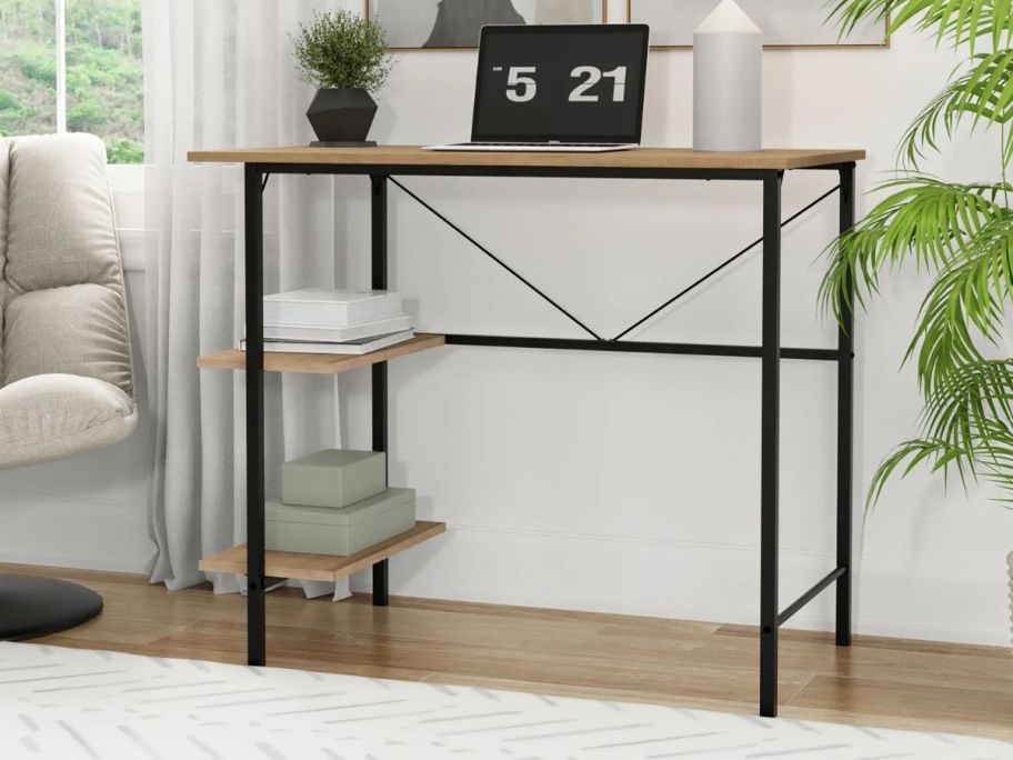 A Storage Desk  in a living room