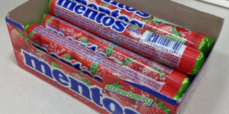 Mentos Strawberry Candy Rolls 6-Pack Just $2.99 Shipped on Amazon