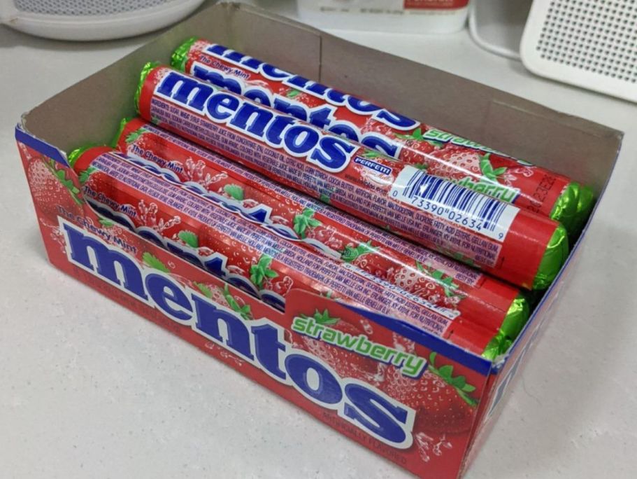 Mentos Strawberry Candy Rolls 6-Pack Just $2.99 Shipped on Amazon