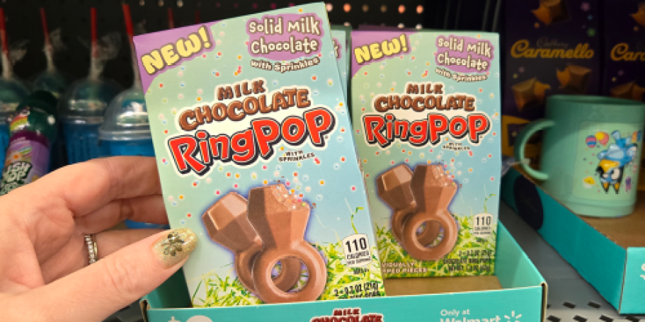 Milk Chocolate Ring Pops 2-Count Only $2 at Walmart (Check Out Our Taste-Test!)