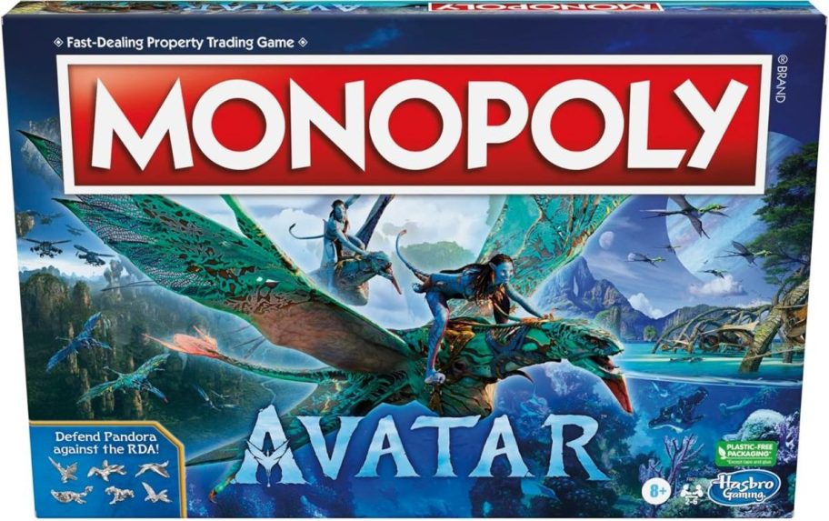 avatar monopoly game box