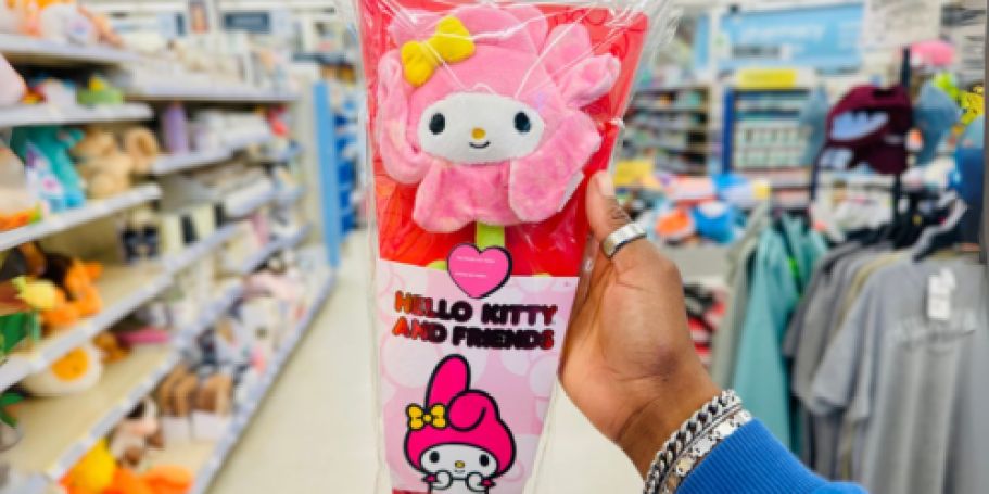 Hello Kitty Plush Flowers Only $7.99 on Amazon | Cute Easter Basket Filler