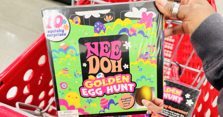 Nee Doh Golden Egg Hunt Just $9.99 on Target.online | 10 Squishy Surprises Inside!