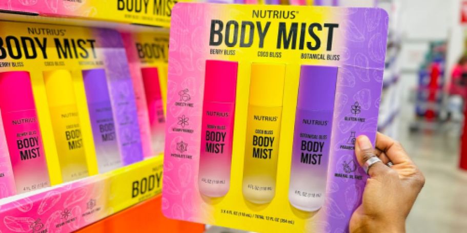 Nutrius Body Mist 3-Pack Just $19.97 Shipped at Costco (Reg. $37)