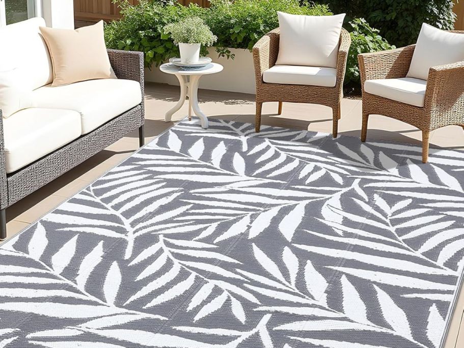 Large Waterproof Outdoor Rugs from $17.99 on Amazon (Reg. $40)