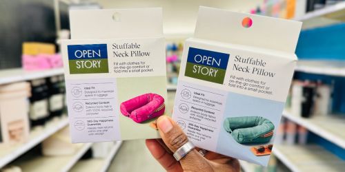 Packable Travel Pillows Only $9.99 at Target | It’s a Packing Cube AND Neck Pillow!