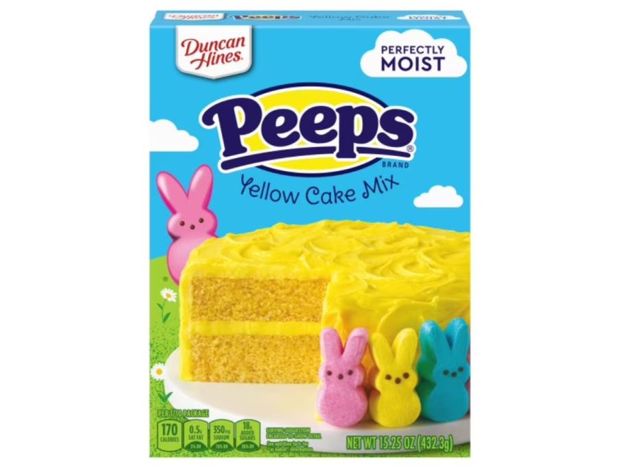 Peeps Duncan Hines Yellow Cake Mix