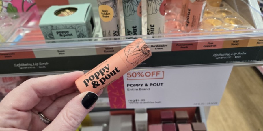 *Team Fave* Poppy & Pout Lip Balm JUST $4.97 on ULTA.online (Reg. $10)