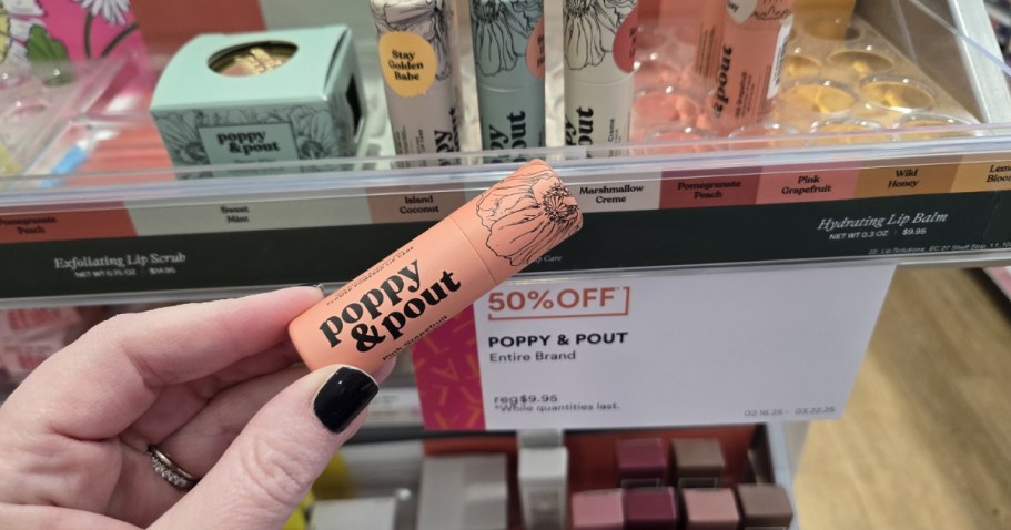 *Team Fave* Poppy & Pout Lip Balm JUST $4.97 on ULTA.online (Reg. $10)