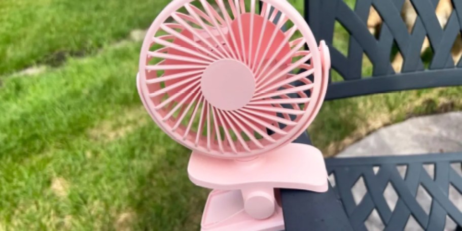 Portable Clip-On Fans Only $7 Shipped for Amazon Prime Members (Regularly $16)