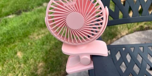 Rechargeable Portable Clip-On Fan Just $7 Shipped for Amazon Prime Members (Reg. $16)