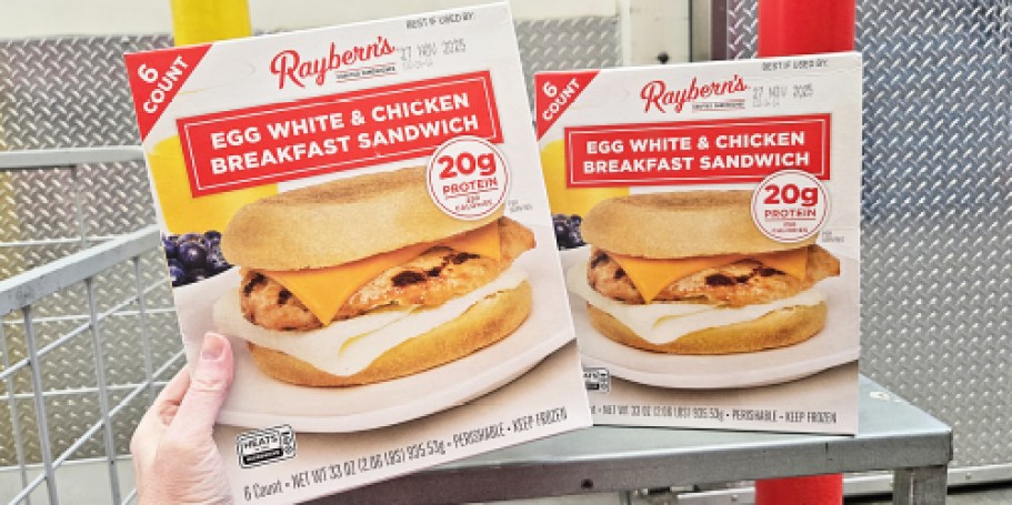 Buy 2 Raybern’s Breakfast Sandwiches & Get a $5 Sam’s Club eGift Card*