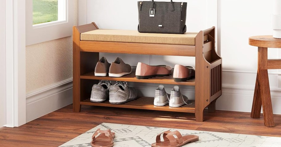 Up to 70% Off Wayfair Furniture + Free Shipping | Shoe Storage Bench Just $68 Shipped