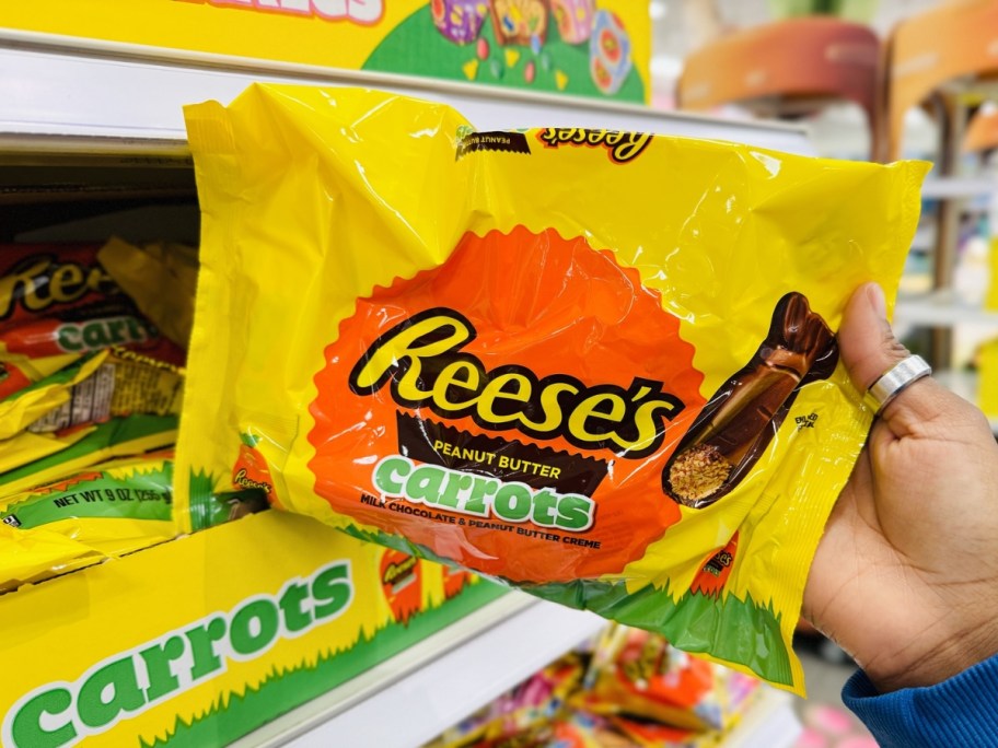 Reese's peanut butter Carrots 9oz bag in store