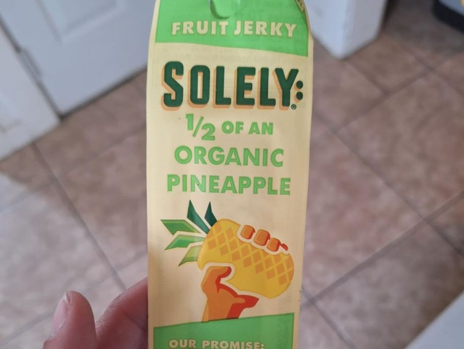 Solely Organic Pineapple Fruit Jerky Just 99¢ Shipped on Amazon (Subscribe & Save Filler Idea)