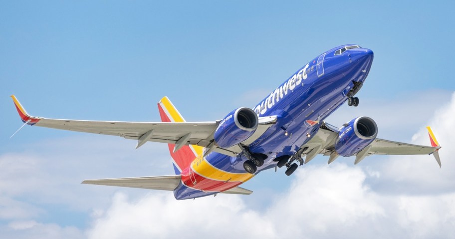 Southwest Airlines plane taking off